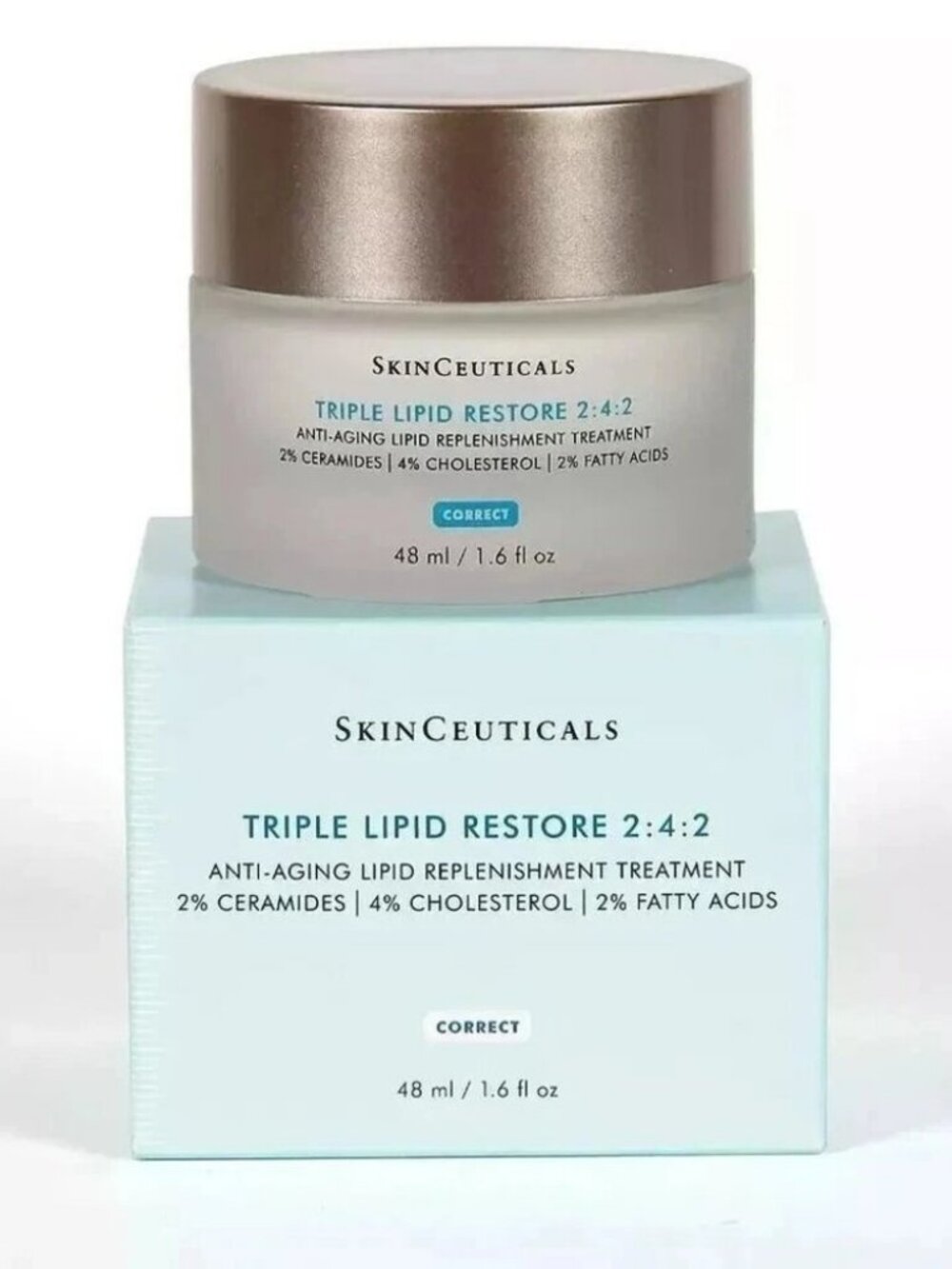 SkinCeuticals Triple Lipid Restore 2:4:2 Anti-Aging Cream 1.6 oz / 48ml – Sealed